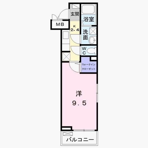 リベラ東川口の物件間取画像