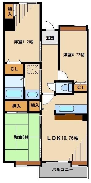 はせるろーわの物件間取画像