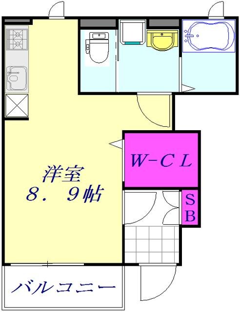 ジェルメ・シュッドの物件間取画像