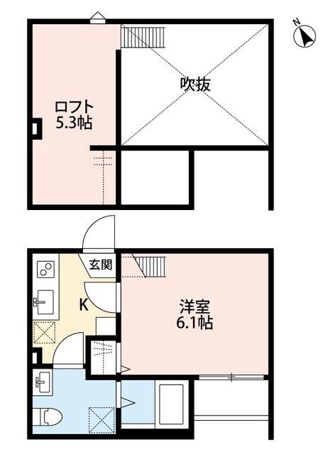 メルサンディの物件間取画像