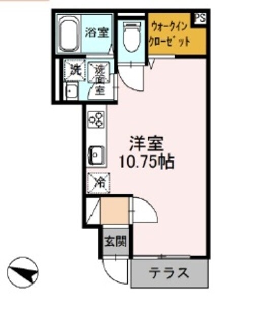 ボヌールＫの物件間取画像