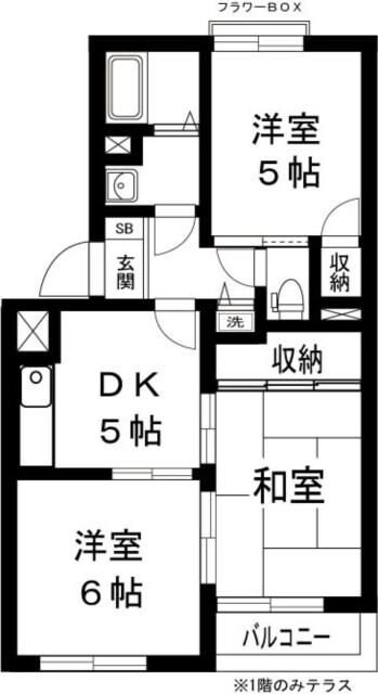 ハイツＵＵＶの物件間取画像