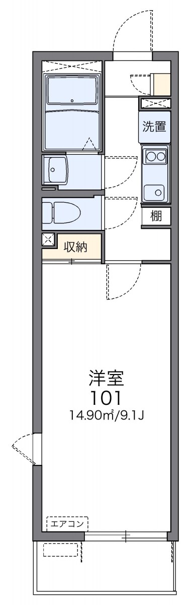 レオネクストトキワの物件間取画像