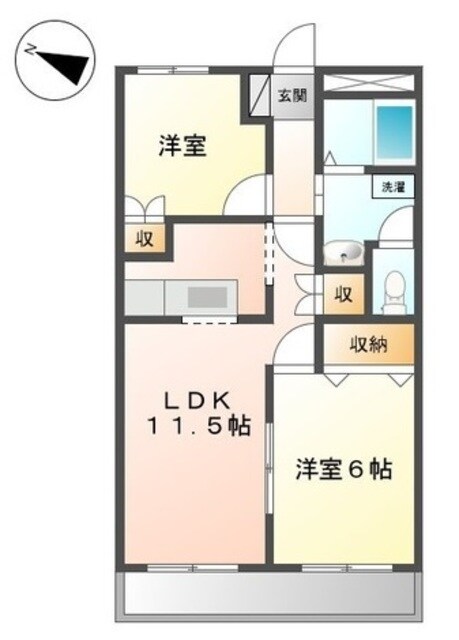 ロイヤルヒルズの物件間取画像