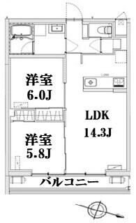 AXIS上小町の物件間取画像