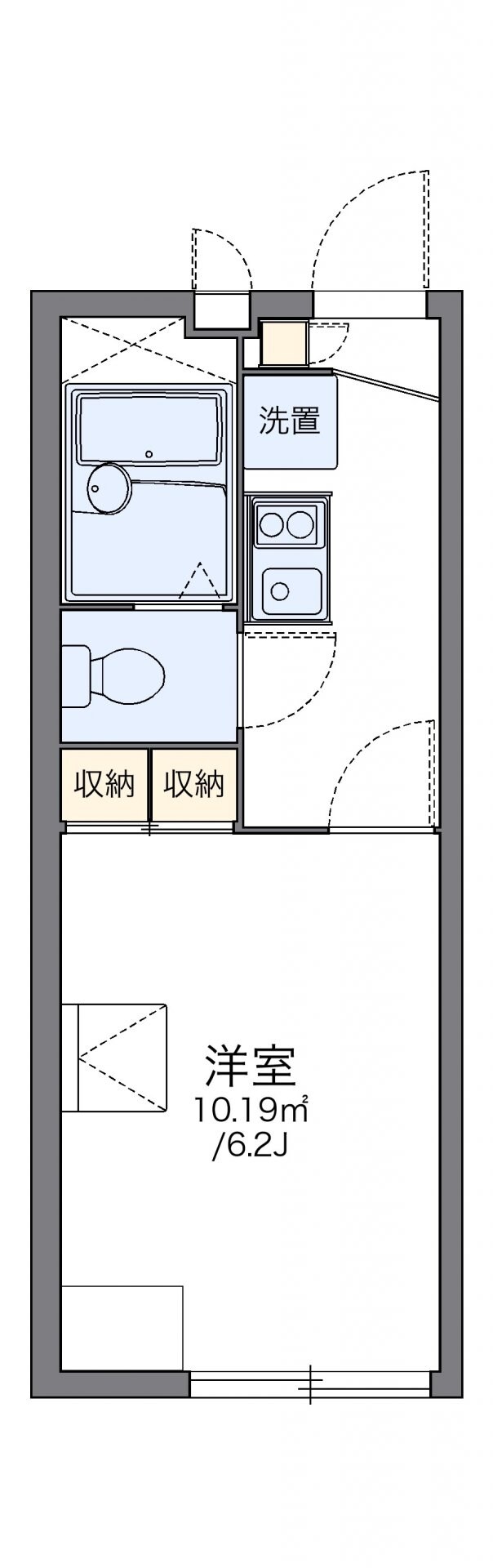 レオパレス原の物件間取画像