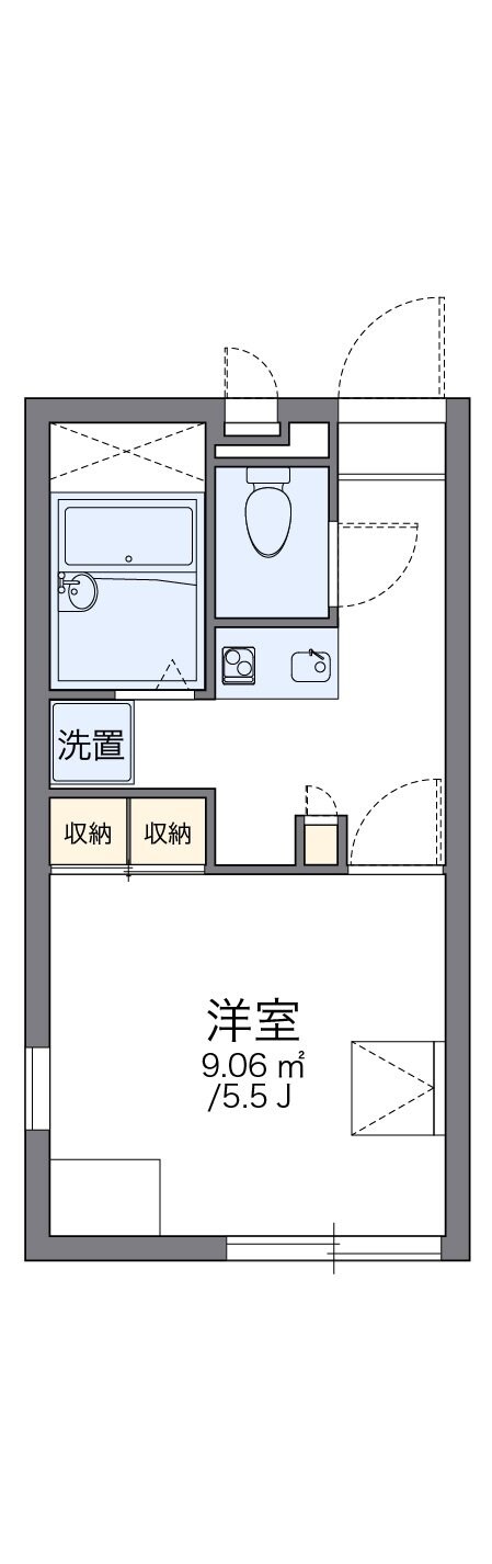 レオパレスマロニエの物件間取画像