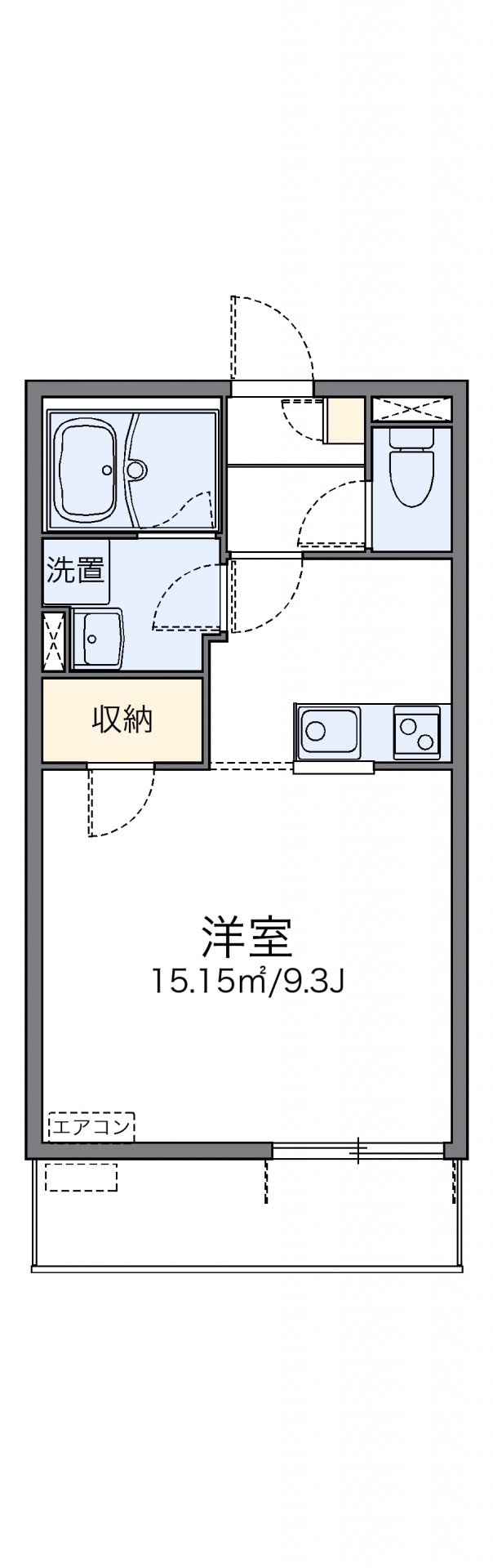 レオネクストオルフェーヴルの物件間取画像