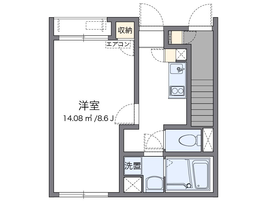 レオネクストラグレージュIVの物件間取画像