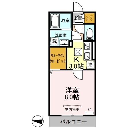 シュライン日進の物件間取画像