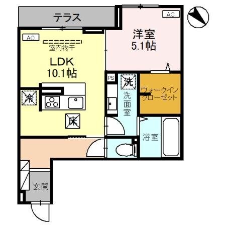 (仮)上尾市上町PJ(2)新築工事の物件間取画像