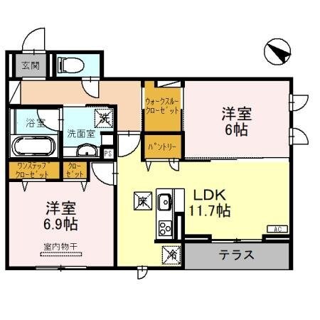 アルベルタの物件間取画像