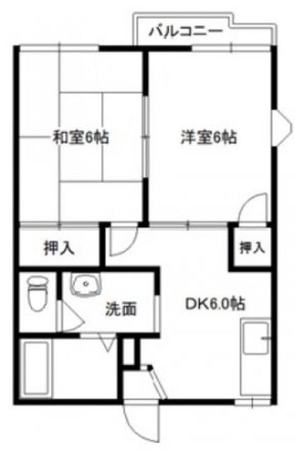 リゾンド小林Iの物件間取画像