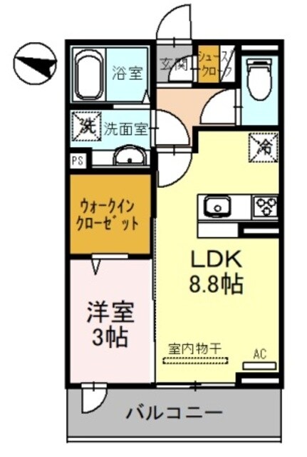 ＡＺＵＲＥの物件間取画像