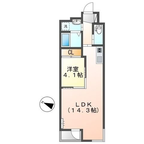 サンパレス小山の物件間取画像