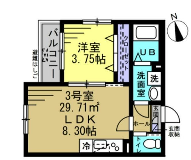 チルアウト八潮の物件間取画像