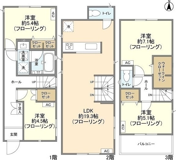 Ｋｏｌｅｔ川口中青木＃０７の物件間取画像