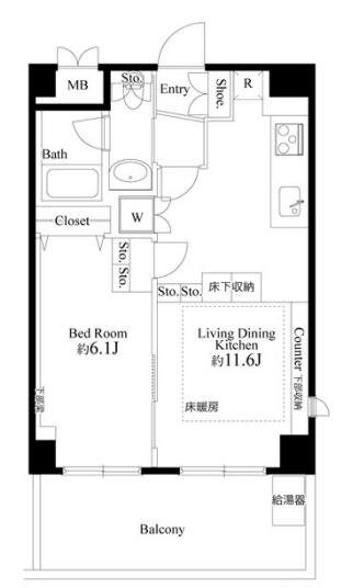 八潮ＰＡＲＫ　ＳＱＵＡＲＥの物件間取画像