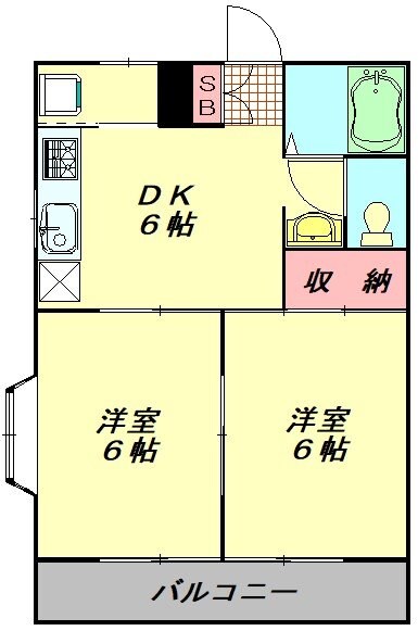 メゾンルアールの物件間取画像