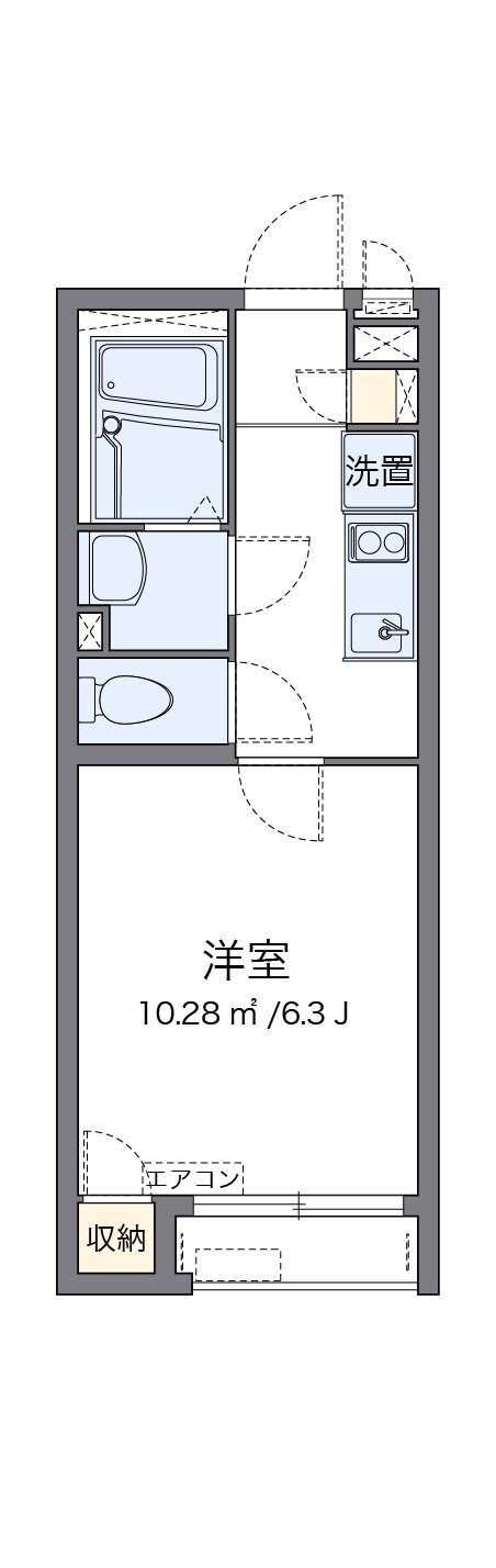 クレイノＮＥＷ　ＧＲＥＥＮIIIの物件間取画像