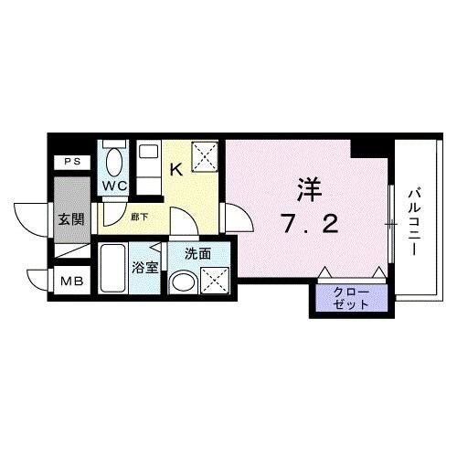 シエロ西竹の塚の物件間取画像