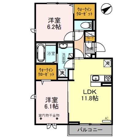 アロサール　IIの物件間取画像