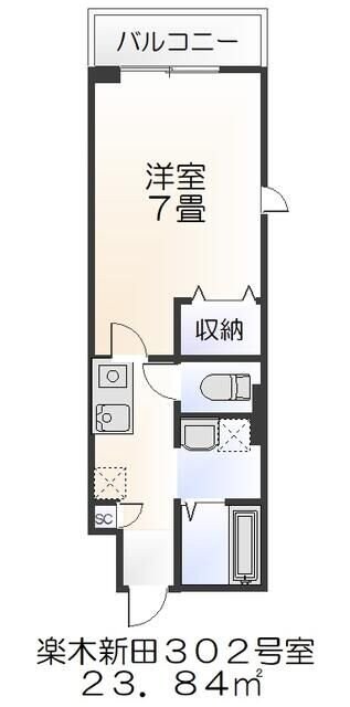 楽木新田の物件間取画像