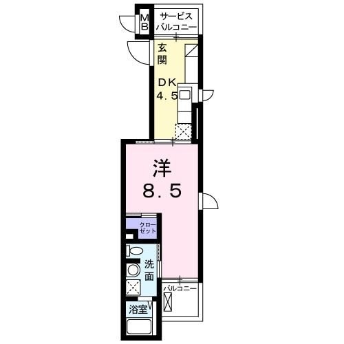 カーサの物件間取画像