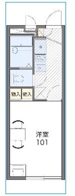 レオパレスシャルムハマナカの物件間取画像