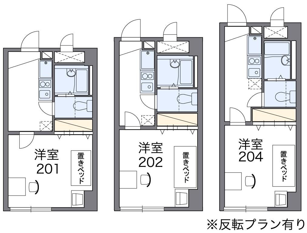 レオパレスひえだの物件間取画像