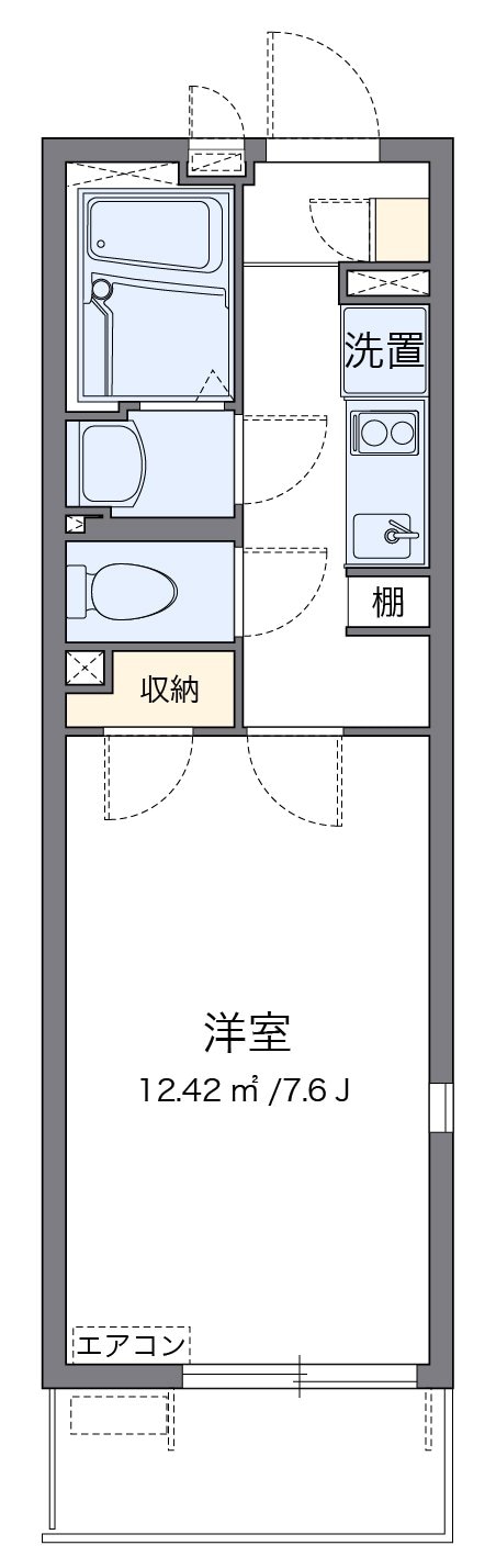 レオネクストヴィラージュの物件間取画像