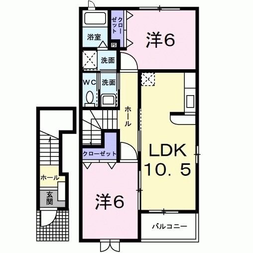 シュトラウスの物件間取画像