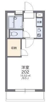 レオパレスパストラルの物件間取画像