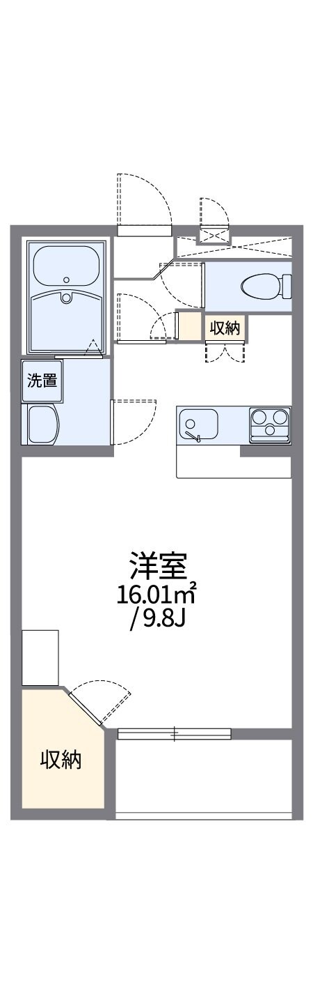 レオパレスＹＫ　ＳＴＹＬＥの物件間取画像