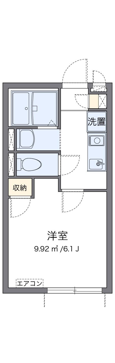 ヴィアロ伊興レジデンスＡ　の物件間取画像