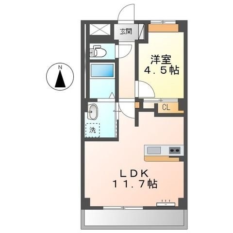 ウェント　ワースの物件間取画像