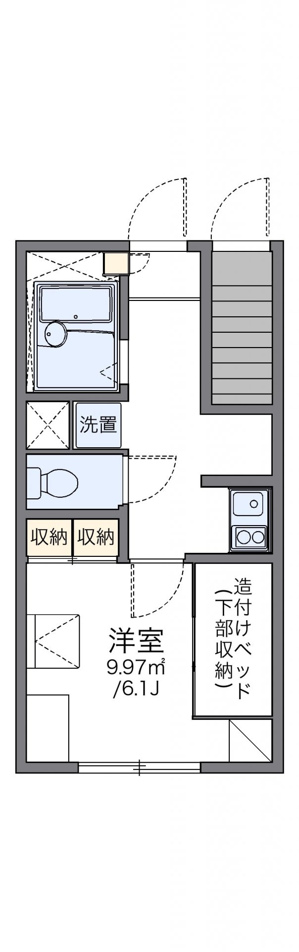 レオパレスコンフォートの物件間取画像