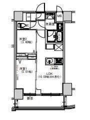 Ｓ－ＲＥＳＩＤＥＮＣＥ千住大橋の物件間取画像