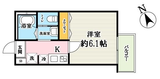 ファミール東越谷の物件間取画像