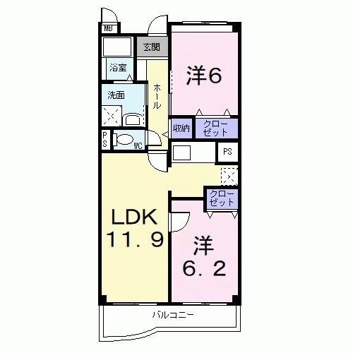 エスペランサの物件間取画像