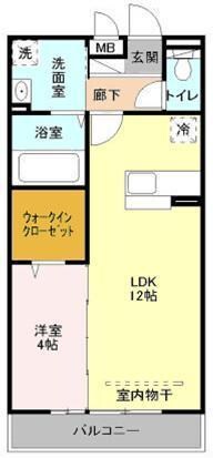 フェルメールの物件間取画像