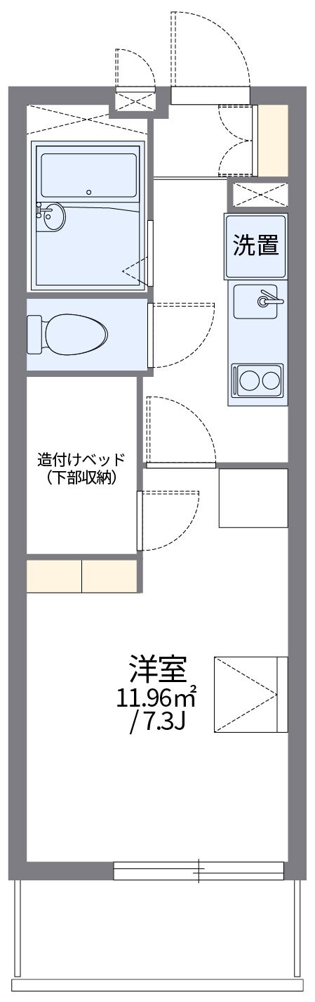 レオパレスメゾン　エスポワールの物件間取画像