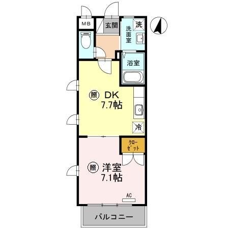 ハーモニーコートＴＯＢＥの物件間取画像