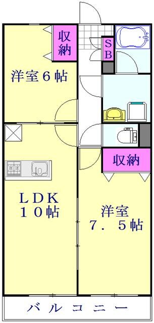 ＦＬＥＸ４１２の物件間取画像