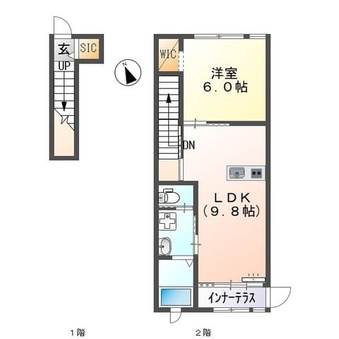 アヴニールの物件間取画像