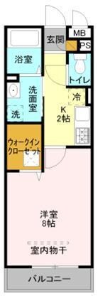 スカイメゾン草加の物件間取画像