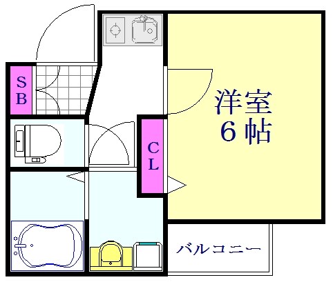 リヴェールＪｕｎ　草加の物件間取画像