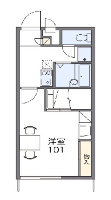 レオパレスアトリオの物件間取画像