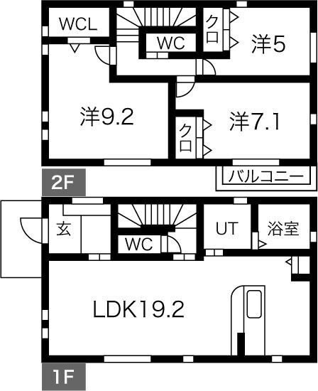 エスペランサ(B棟)の物件間取画像