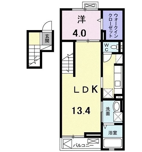 フィオーレ　パラッツオの物件間取画像